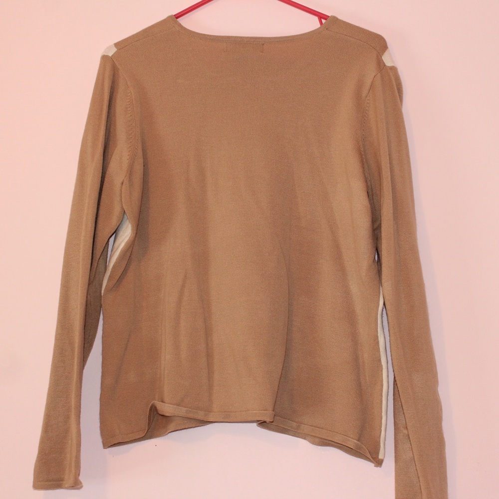 (NEW/NO TAGS) Van Heusen Tan & White Sweater - Picture 5 of 5